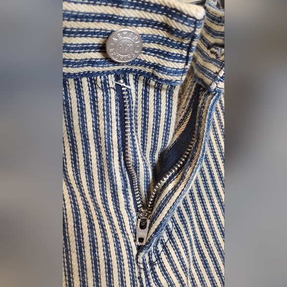 ARMANI EXCHANGE - size 8- striped pants-stretch 100%cotton - Picture 4 of 5